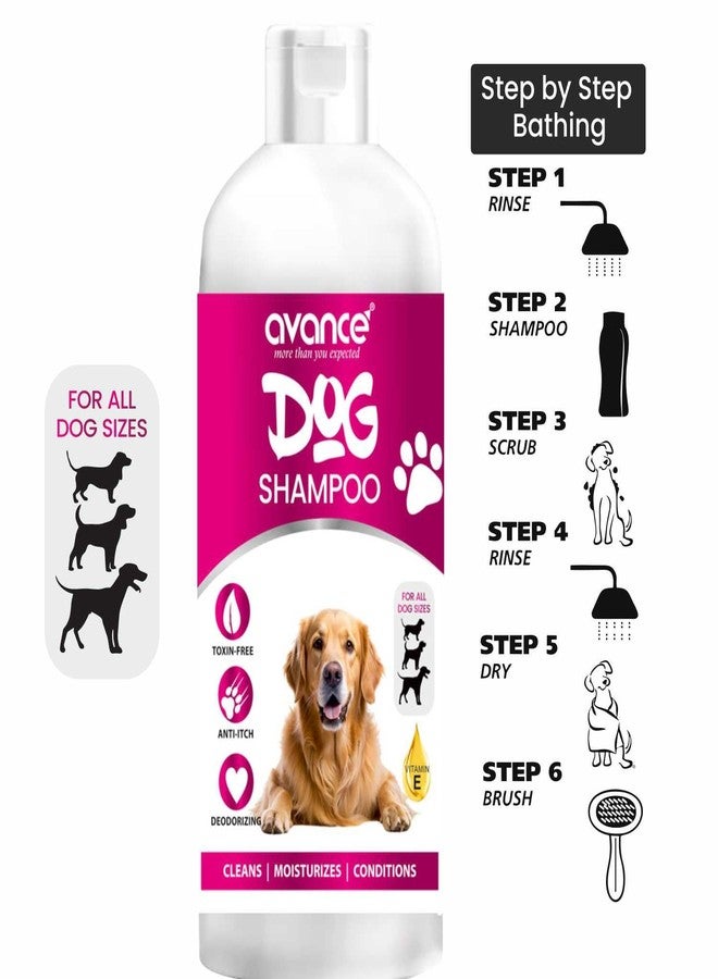 Avance Dog Shampoo removes Ticks, Soothes Skin Irritation and Protects Skin Health, Paraben Free - for Golden Retriever, Labrador, Shih Tzu, German Shepherd (200ml Pack of 1) - Image 4
